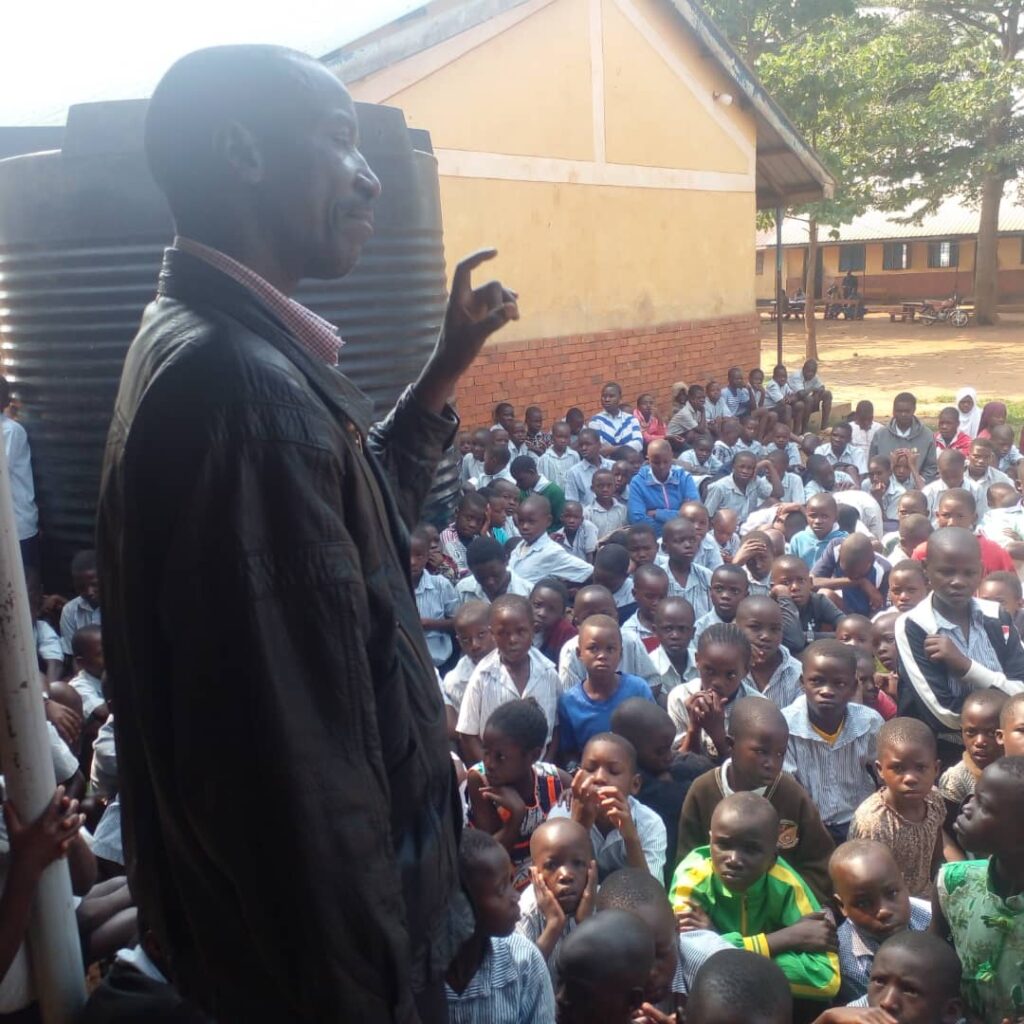 School outreach on Rabies awareness by Veterinary officer at Buchicha PS