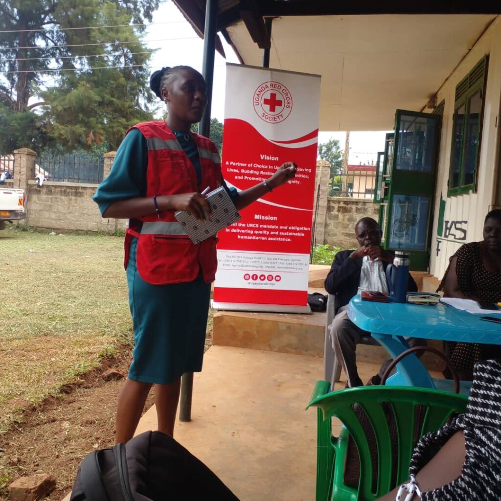 The Manager Busia Redcross sensitising members of Western division, Busia Municipal Council about Rabies disease prevention and control